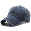 Sombrero Gorra de Béisbol Lavada Recubierta para Hombre Color Plato Claro Estilo Coreano Simple Gorra Domo Color Sólido Sombrero Deportivo para el Sol
