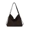 Bolso de gamuza para mujer, gran capacidad, nueva moda, versátil, retro, de un solo hombro, cruzado, tote, mochila multifuncional