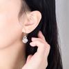 Douyin Kuaishou Nuevo Producto Estilo Chino Retro Ganchos para Orejas Pendientes de Gota Pendientes Pendientes Elegantes Pendientes de Ojo de Gato para Mujeres Venta al por Mayor