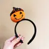 Diadema de Halloween, Diadema Luminosa de Cuernos de Calabaza, Accesorios Divertidos para Fotos, Accesorios para el Cabello, Decoraciones para Vestidos Festivos