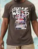 2025 verano nuevo comercio exterior Europa y Estados Unidos Amazon tesoro impresión digital camiseta manga corta cuello redondo top