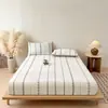 2026 Novo Modelo 100% Algodão Fio 60 Jacquard Lavado Série de Lençol de Elástico Individual 120*200cm Lençol de Elástico Individual Alice-Jiao