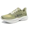 Zapatillas deportivas nuevas de verano 2024, absorción de impactos, antideslizantes, malla tejida fly, transpirables, deportivas, casuales, tendencia