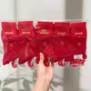 Calcetines Rojos de Nuevo Estilo para Otoño e Invierno, Calcetines Deportivos Rojos de Cintura Media para Hombres y Mujeres, Calcetines Rojos de Algodón para Bodas y Año del Zodiaco, Al Por Mayor en Stock