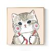 Pintura al óleo digital de gato estilo nórdico DIY para sala de estar, habitación infantil, dormitorio pequeño y fresco, pintado a mano, relleno decorativo, pintura colgante