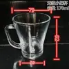Taza Transparente de Vidrio Engrosado, Taza de Agua para el Hogar, Taza de Té, Taza Pequeña de Café, Taza de Té Creativa, Taza de Té con Leche, Taza de Cerveza