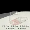 Taza estilo Ins del Monte Fuji Creativa Rosa Vista a la Montaña Vidrio de Gama Alta Vidrio para Whiskey Vidrio para Licores