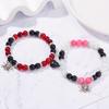 Pulseira Elástica Ajustável com Contas Quente de Vendas Transfronteiriça para Casal Halloween Aranha Morcego Amor Ímã de Sucção Pulseira