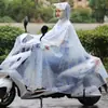 Impermeable Individual para Mujer, de Moda para Hombre, para Ciclismo, Oversize de Verano, para Patinete Eléctrico, Transparente, Largo, Poncho de Lluvia para Cuerpo Completo para Lluvia Fuerte