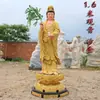Resina de fábrica direta Bodhisattva Guanyin templo adorando Imperatriz Guanyin 1,3 metros 1,6 metros 2 metros 2,4 metros 3 metros 8 metros