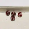 Cuentas de ágata vintage, cuentas redondas, cuentas sueltas, accesorios para collares, DIY, venta al por mayor