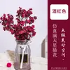 Flores de Gipsofila Artificial Transfronteiriças Haste Única Flor de Ameixeira Colorida de Primavera Decoração de Arranjo de Flores para Sala de Estar Mesa de Jantar Buquê