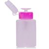 Ferramenta de Manicure Removedor de Esmalte Frasco com Pressão Removedor de Esmalte Absorvente de Água Manicure Frasco com Pressão 150ml Rosa
