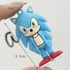 Llavero de Sonic de Dibujos Animados Super Sonic Figura 3D Colgante Pequeño Llavero de Coche Pequeño Regalo sonic
