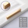 Atacado de Fabricante Puxador Simples Preto para Porta de Guarda-Roupa Luxo Leve Dourado Gaveta Puxador Pequeno em T Puxador para Porta de Armário