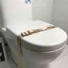 Sala de Modelo Sala de Exposiciones Baño Asiento de Inodoro Cinta Decorativa Correa de Sujeción Adorno de Exhibición de Entrega Decoración Mariposa Sello de Baño