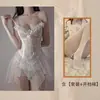 Lencería Sexy Nuevo Deseo Puro Sexy Ligueros Encaje Pijamas para Mujer Malla Transparente Tentación Apasionado Caliente Traje Qq