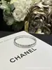 Nueva Versión Pulsera Coco Acolchada de Diamante para Hombres y Mujeres Oro Rosa 18K Plata Estilo Coco Pequeño Rhinestone Brillante Apilable