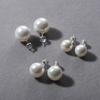 2024 nuevos pendientes colgantes de plata para todo el cuerpo con perlas de colores de la naturaleza pendientes con pasador de plata S925 pendientes de alta moda
