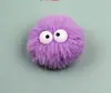 Nuevo y creativo color lindo bola de pelo Elfo del polvo ojo bizco accesorios para zapatos DIY con agujero [¡incluye hebilla de zapato!]