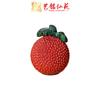 Ornamentos de Escultura de Frutas em Pau-Rosa: Caqui para Boa Sorte, Maçã para Paz e Segurança, Maçã, Mangostão, Laranja, Decorações de Escultura em Madeira de Cerejeira para Sala de Estar