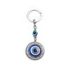 Llavero Mano del Diablo Caliente Transfronterizo Estilo Étnico Vintage Ojos Azules Árbol de la Vida Colgante Colgante para Coche Bolso