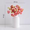 Shumen Lulian flor artificial flor de seda flor falsa buquê de flores secas pacote sala de estar entrada desktop arranjo de flores ornamentos sentimento de alto nível