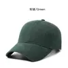 Boné de Baseball Puro Algodão com Aba Macia, Desestruturado, Circunferência da Cabeça Grande, Cor Sólida, Vintage, Versátil, Proteção Solar ao Ar Livre, Chapéu de Sol, Boné de Bico de Pato