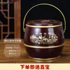 Madera Roja Grande (Zunshou Tong) para Bodas, Suministros de Boda, Decoración de Cubo del Tesoro, Adorno de Buena Suerte, Disponible para Dropshipping