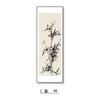 Pintura colgante para sala de estar, con orquídea ciruela, bambú y crisantemo, nuevo fondo de sofá de salón de té chino, pintura decorativa para pared, mural de pasillo, pintura combinada zen