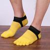Calcetines con Dedos para Hombre de Algodón Puro Verano Finos de Caña Corta con Dedos Separados Malla Transpirables Invisibles Tipo Calcetín de Barco Venta Directa de Fábrica Transfronteriza