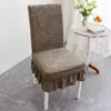 Funda de silla universal para cuatro estaciones para uso en el hogar, respaldo antideslizante todo en uno, funda de silla de comedor integrada, elástica y engrosada