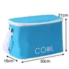 Bolsa térmica portátil de copo de nieve de gran capacidad para fabricantes transfronterizos, casual, con película de aluminio incorporada, impermeable, tela Oxford, bolsa de hielo, bolsa térmica
