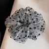 Goma para el pelo de Organza Súper Hada, Goma para el pelo Extra Grande de Lunares Degradados, Accesorio para el Cabello de Alta Gama para Niñas