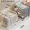 Caja de Almacenamiento de Toallas Abandonada Baño Cesta de Drenaje para Almacenamiento de Toallas de Baño Estante de Almacenamiento para Mascarillas Faciales y Cosméticos