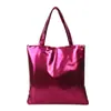 Bolsa Láser, Bolsa Grande de Colores Caramelo, Bolso de Mano para Mujer, Bolsa Tote para Estudiante Universitaria, Clase y Viajes Diarios, Bolsa de Compras a la Moda
