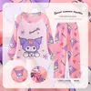 Pijama Infantil de Primavera y Otoño, Manga Larga y Pantalón Largo, Estilo Caricatura Lindo para Niñas, Estilo Holgado y Delgado para Niños, Ropa de Casa para Niños Mayores