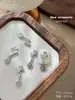 Acessórios para Nail Art Ano Novo do Cavalo Zircônia, Estilo Levemente Luxuoso, Cor Dourada, Trazem Riqueza Instantânea, Liga Metálica Brilhante Incrustada com Diamantes, Diamantes para Unhas Atacado