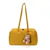 Bolso de hombro de nailon liso, transfronterizo, súper popular, nuevo estilo 2026, simple y moderno, bolsa tote casual para ir al trabajo, bolso de mujer