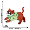 Patche de Bordado Autoadesivo de Gatinho Desenho Animado Fofo e Divertido para DIY em Copo de Água, Acessórios de Roupa, Mala, Tecido para Bordado