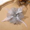 Anillo para el pelo de cristal de plumas súper de hadas original, clip de tiburón hecho a mano para mujer, accesorios de broche, venta al por mayor
