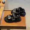 Sandálias de Bebê, Sapatos de Verão para Meninos, Antiderrapantes, Abertos na Ponta, Solado Macio, Sapatos de Praia, 1-3 Anos, Cor Camuflada, Estilo Coreano, Modernos para Crianças Maiores