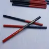 Lápis de Carpintaria Bicolor Vermelho e Azul Lápis Oval Plano Vermelho para Carpintaria Lápis Plano de Madeira Anti-rolamento