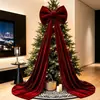 Decoraciones Navideñas Sala de Estar Fiesta Atmósfera Festiva Escenario Escenografía Árbol de Navidad Lazo Extra Grande Adorno Colgante