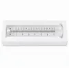 Medidor de lluvia de vidrio de punto refinado 45*204 fondo plano volteable con tubo medidor de agua de lluvia a escala personalización exterior