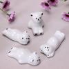 Estilo Japonés Oso Oso Blanco Soporte para Palillos Cerámica Soporte para Palillos Oso Panda Oso Polar Cerámica Artesanía Pequeños Adornos