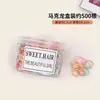 Gomas de Pelo Desechables Pequeñas para Niñas, Bandas de Pelo Coloridas de Alta Elasticidad para Niños Pequeños y Niñas, Gomas Pequeñas para Coletas