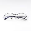 Lentes anti luz azul para hombre y mujer, lentes planos redondos, metal retro, montura para miopía, venta directa de fábrica
