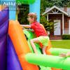 Castillo Inflable Amf Pequeño Castillo con Aspersor de Agua para Niños del Hogar Tobogán Inflable para el Hogar Castillo Pequeño de Parque de Diversiones