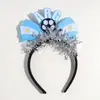 Faixas de Cabeça de Torcedor da Copa do Mundo Transfronteiriça, Faixas de Cabeça de Torcida com Bandeira da Seleção Nacional, Acessórios de Cabelo Criativos de Futebol para Mulheres